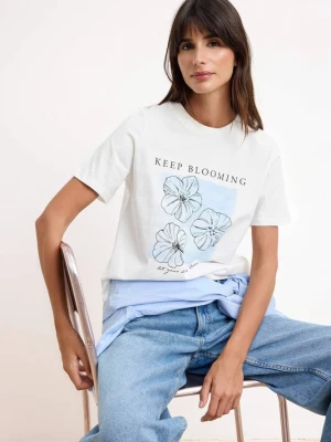 Foto van product Trendyol Shirt lichtblauw / zwart / wit