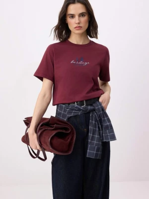 Foto van product Trendyol Shirt navy / bordeaux / wit