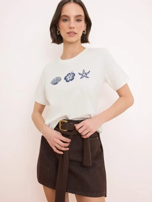 Foto van product Trendyol Shirt navy / wit