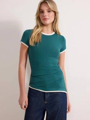 Foto van product Trendyol Shirt smaragd / wit