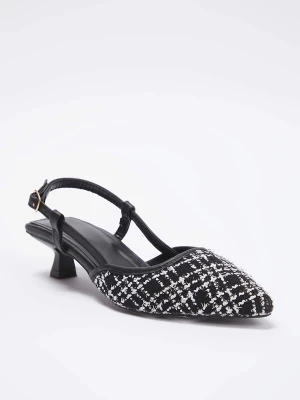 Foto van product Trendyol Slingpumps zwart / wit