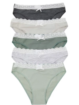 Foto van product Trendyol Slip grijs / donkergrijs / groen / pastelgroen