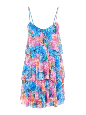 Foto van product Trendyol Zomerjurk azuur / groen / oranje / lichtroze