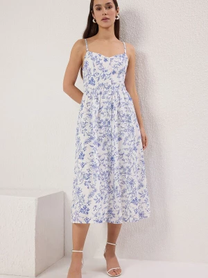 Foto van product Trendyol Zomerjurk ecru / lichtblauw