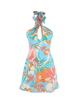 Foto van product Trendyol Zomerjurk lichtblauw / jade groen / oranje / lichtroze