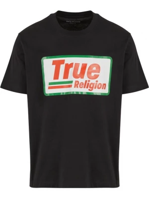 Foto van product True Religion Shirt 'High Density' groen / oranje / zwart / wit