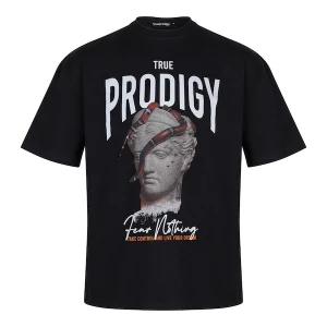 Foto van product trueprodigy Shirt 'Jamie' grijs / rood / zwart