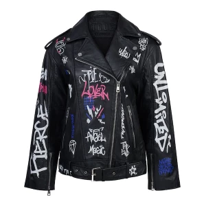Foto van product trueprodigy Tussenjas 'Anya' blauw / pink / zwart / wit