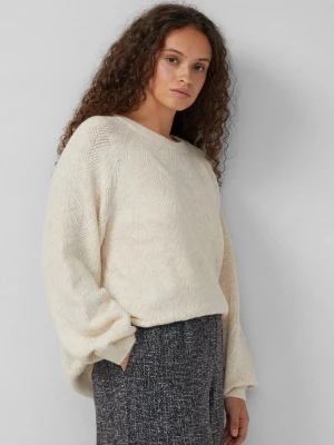 Foto van product Trui met ajourmotief QS crème