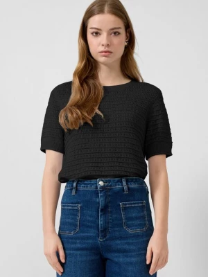 Foto van product Trui met korte mouwen QS zwart