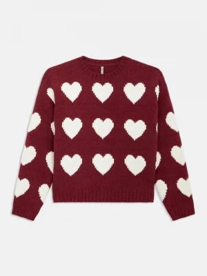 Foto van product Trui ONLY GIRLS bordeauxrood