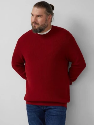 Foto van product Trui van puur katoen met structuurmix s.Oliver rood