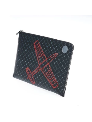 Foto van product Trussardi Clutch lichtblauw / rood / zwart