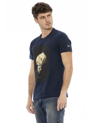 Foto van product Trussardi Shirt navy / goudgeel / natuurwit
