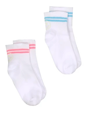 Foto van product TruYou Sokken blauw / zalm roze / wit