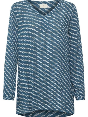 Foto van product Tuniek Kaffe blauw