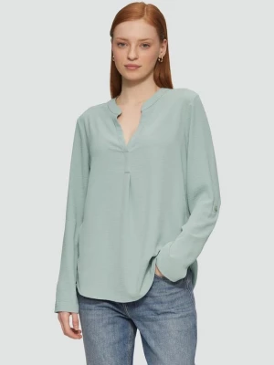 Foto van product Tuniekblouse met mouwen die kunnen worden opgerold QS groen