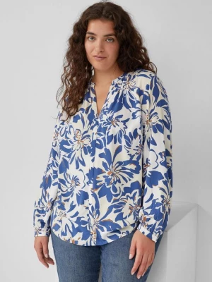 Foto van product Tuniekblouse van viscosemix met all-over print s.Oliver crème