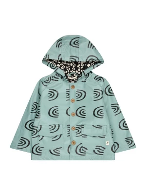 Foto van product Turtledove London Tussenjas 'Regenbogen' turquoise / zwart
