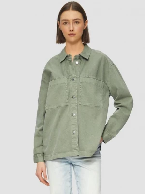 Foto van product Twill overshirt in een relaxte pasvorm s.Oliver groen