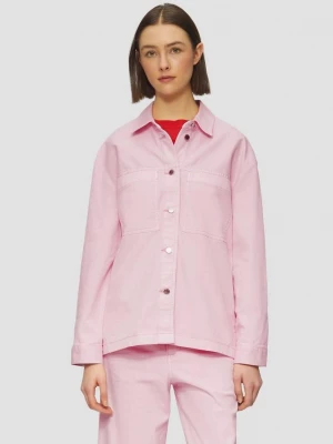 Foto van product Twill overshirt in een relaxte pasvorm s.Oliver roze