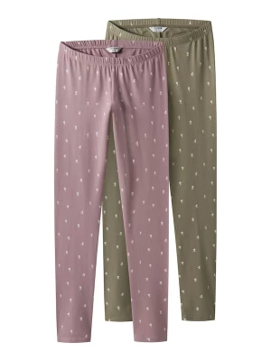 Foto van product TWO SOON Leggings groen / lila / wit