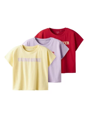 Foto van product TWO SOON Shirt geel / lila / rood