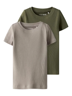 Foto van product TWO SOON Shirt grijs / groen