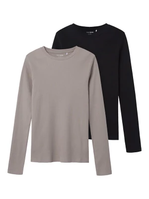 Foto van product TWO SOON Shirt grijs / zwart