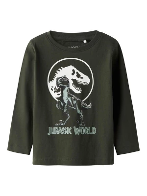 Foto van product TWO SOON Shirt 'Jurassic World' spar / pastelgroen / wit