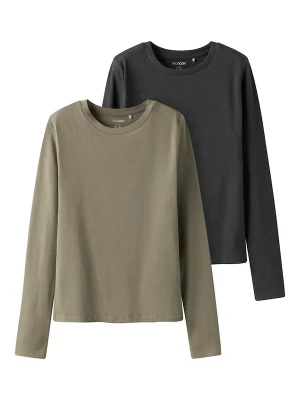Foto van product TWO SOON Shirt kaki / zwart