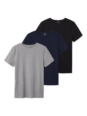 Foto van product TWO SOON Shirt nachtblauw / grijs gemêleerd / zwart