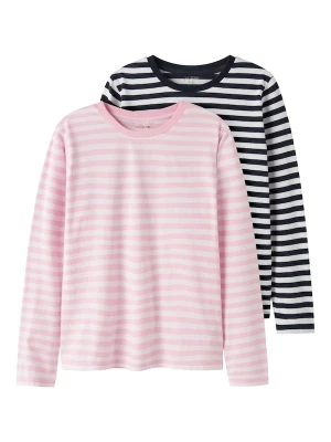 Foto van product TWO SOON Shirt nachtblauw / pink / lichtroze / wit