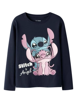 Foto van product TWO SOON Shirt 'Stitch' navy / turquoise / rosa / poederroze