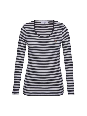 Foto van product U.. POLO ASSN. Shirt 'UWChanett' zwart / wit U.S. POLO ASSN.