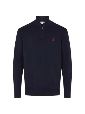 Foto van product U.. POLO ASSN. Trui 'UMBRISON' saffier / cranberry U.S. POLO ASSN.