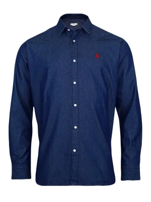 Foto van product U.S. POLO ASSN. Overhemd blauw denim / rood
