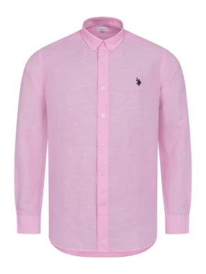 Foto van product U.S. POLO ASSN. Overhemd navy / lichtroze