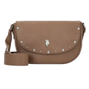 Foto van product U.S. POLO ASSN. Schoudertas 'Upton' bruin / zilver