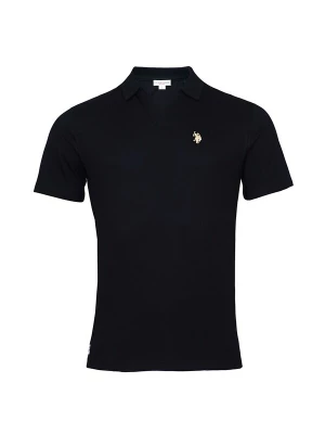 Foto van product U.S. POLO ASSN. Shirt 'Knopflos' zwart