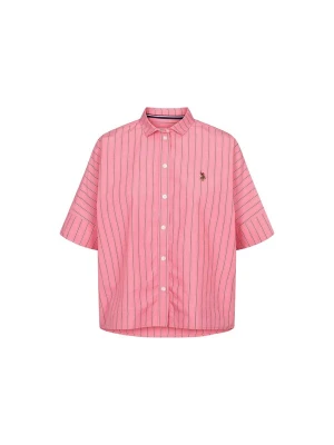 Foto van product U.S. POLO ASSN. Shirt ' Melodie Striped ' lichtroze