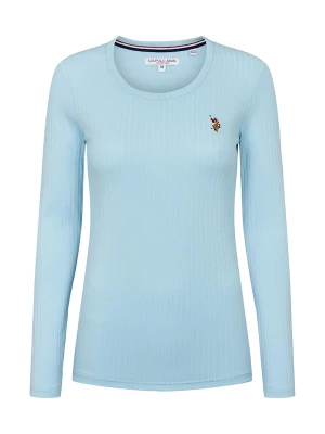 Foto van product U.S. POLO ASSN. Top lichtblauw / karamel / kersrood / offwhite