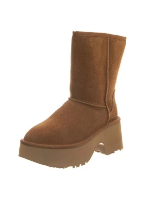 Foto van product UGG Laarzen 'W Classic Short New Heights Chstnut Mini Platrform' bruin