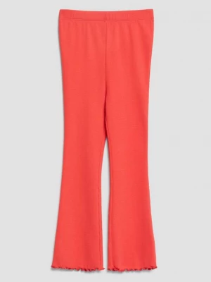 Foto van product Uitlopende geribde legging met rolzoom s.Oliver rood