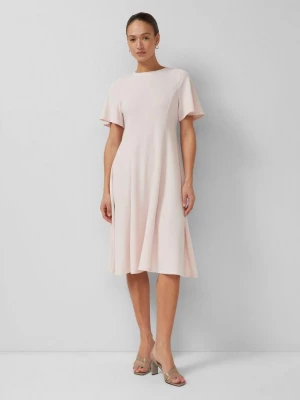 Foto van product Uitlopende midi-jurk met strikdetail s.Oliver roze