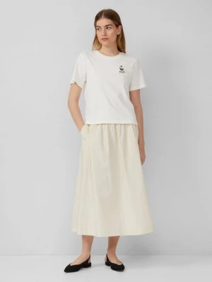 Foto van product Uitlopende rok in relaxed fit popeline s.Oliver crème