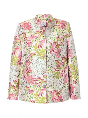 Foto van product Ulla Popken Blazers grasgroen / donkergroen / pink / wit