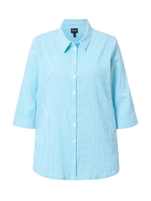 Foto van product Ulla Popken Blouse azuur / wit