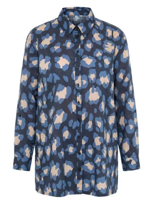 Foto van product Ulla Popken Blouse beige / blauw / marine