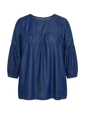 Foto van product Ulla Popken Blouse blauw denim